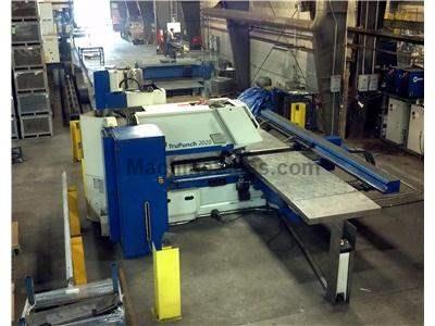 22 Ton Trumpf TruPunch 2020 CNC Punching Machine with Load/Unload, New 2007