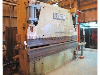 230 TON BERTSCH HYDRAULIC PRESS BRAKE: STOCK #58490