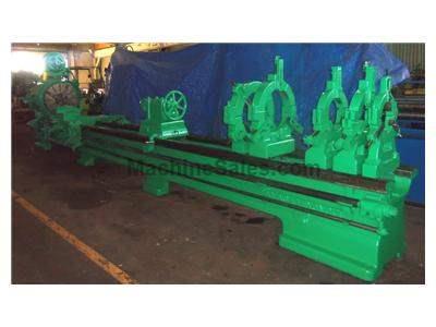 32" X 22' LODGE & SHIPLEY HOLLOW SPINDLE ENGINE LATHE: STOCK #58838