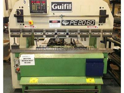 66 Ton Guifil PE20-60 CNC Up-Acting Hydraulic Press Brake