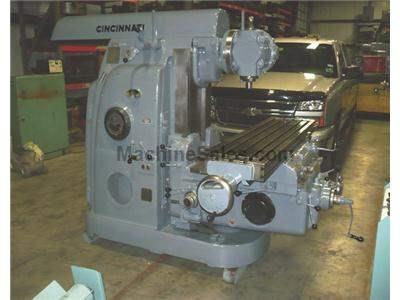 16" X 64-3/4" Cincinnati Horizontal Mill With Vertical Head