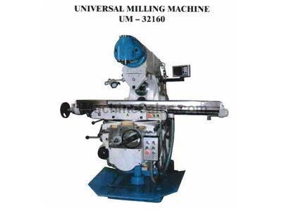 12" X63" Masteel Universal Milling Machine With Independent Verti
