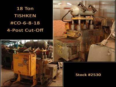 18 Ton TISHKEN #CO-6-8-18 4-Post Cut-Off