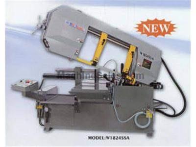 Semi-Auto Miter Cutting Bandsaw Model  #W1824SSA  (Semiauotmatic)