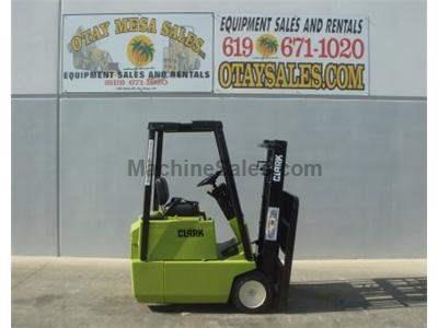 3000LB Forklift, Electric 3 Wheel Sit Down, Side Shift, Includes Warrantied Battery and Commercial Charger