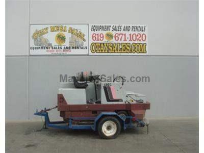 Sweeper Scrubber, Propane Powered, Packaged with Trailer