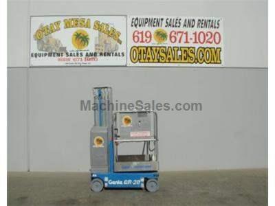 Single Man Lift, 26 foot Working Height, Self Propelled, 350lb Capacity, Compact Design 2.5 feet Wide