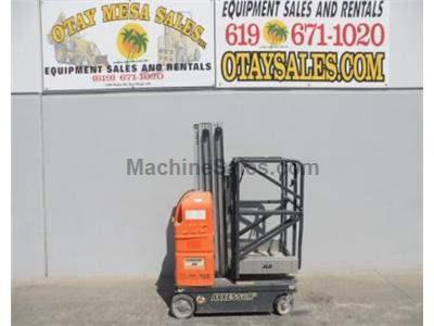 Single Man Lift, 26 Foot Working Height, Electric, Self Driven, Deck Extension