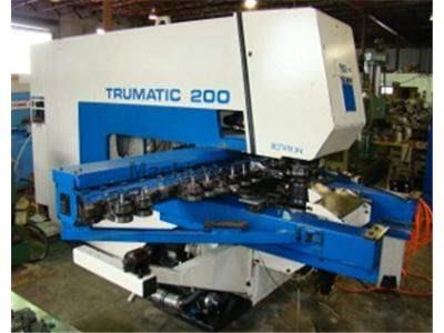 22 Ton, TRUMPF, Turret Punch, TC200, Bosch-Trumagraph, 15 station in-line, 50"x80&quo
