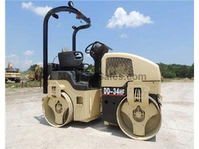 2006 INGERSOLL-RAND DD34HF ASPHALT ROLLER