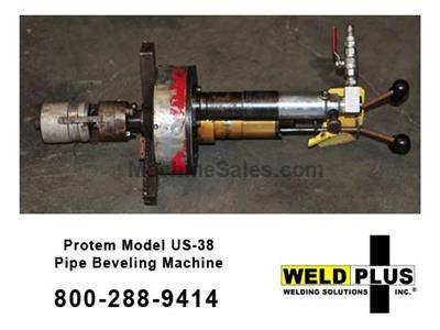 Protem Model US-38 Pipe Beveling Machine