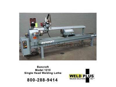 9 ft, Bancroft Model 1210 Single Head Welding Lathe Maximum length capacity L120801