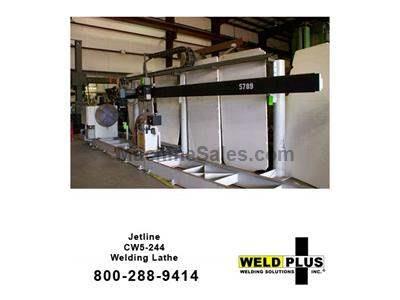 Jetline CW5-244 Welding Lathe. 5,000 lb turning capacity. 240” length L912003