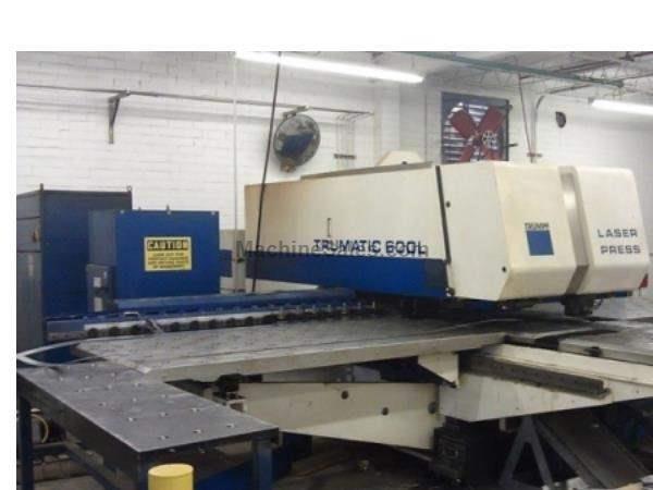 25 Ton Trumpf TC600L CNC Punch With 2200 W Laser
