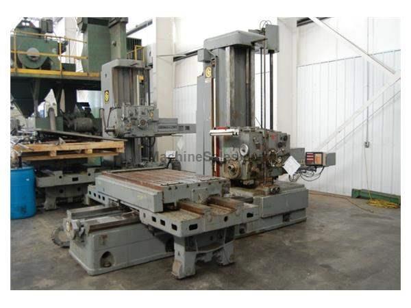 4" GIDDINGS & LEWIS TABLE TYPE HORIZONTAL BORING MILL