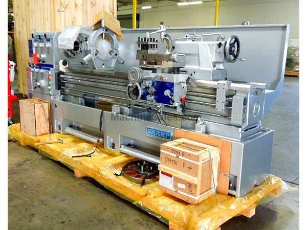 22" Swing 80" Centers Sharp 2280B ENGINE LATHE, 15 HP, 4-1/2" Spdl Bore