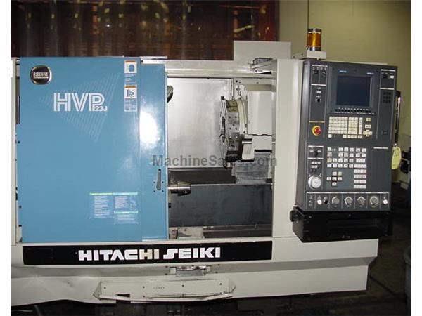 17" Swing 24" Centers Hitachi-Seiki HVP-23J CNC LATHE, PARTS MACHINE