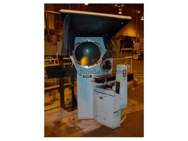 20" Screen 14 Jones Lamson CLASSIC 120 OPTICAL COMPARATOR, POWER TABLE, (3) LENSES, 20" Screen 14 Jones Lamson CLASSIC 120 OPTICAL COMPARATOR, POWER TABLE, (3) LENSES,