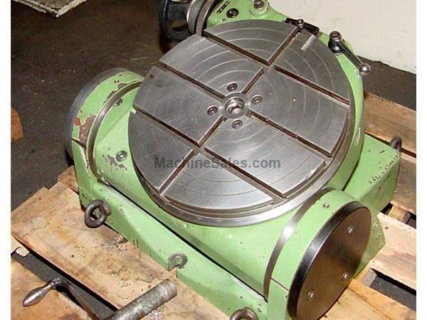 15.75" Width Walter RTS-400-TG ROTARY TABLE, 15-3/4" Tilting Rotary Table