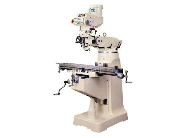 54&quot; Table 5HP Spindle Victor JF-5EVS Vari-Speed Head VERTICAL MILL, 10 x 54&quot;  Variable Speed Milling Machine