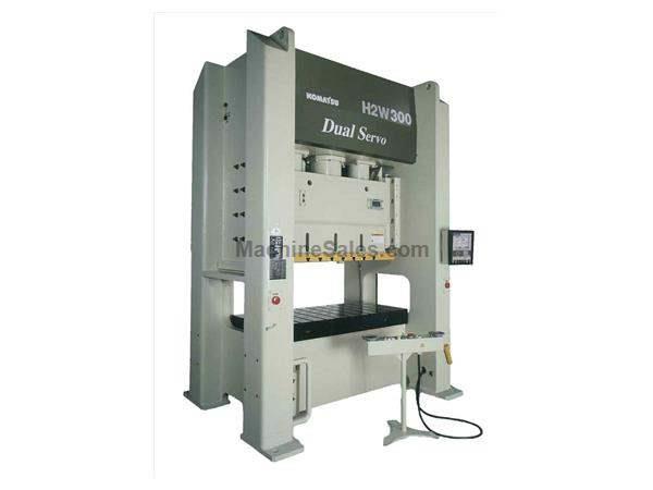 NEW KOMATSU H2W 300S DUAL SERVO STRAIGHT SIDE PRESS