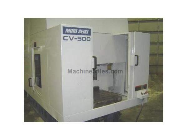 MORI SEIKI MDL CV500A, 20.08"X,Y,Z, 21.7" x 29.5",Twin Pllt,Rigid Taper,CNC