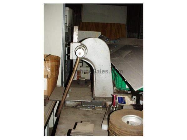 1 TON HAND ARBOR PRESS, 3" Cut-out, Steel Table Scott Machinery & Suppl