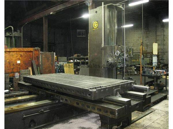 5' GIDDINGS & LEWIS MODEL 70-D5-T HIGH POWER PRECISION TABLE TYPE HORIZONTAL BORING MILL
