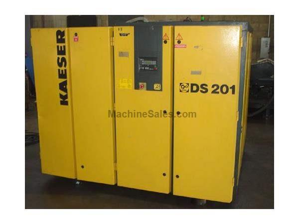 750 CFM, 190 PSI, KASER, No. DS201, 150 HP, 1800 RPM, EXCELLENT CONDITION 750 CFM, 190 PSI, KASER, No. DS201, 150 HP, 1800 RPM, EXCELLENT CONDITION