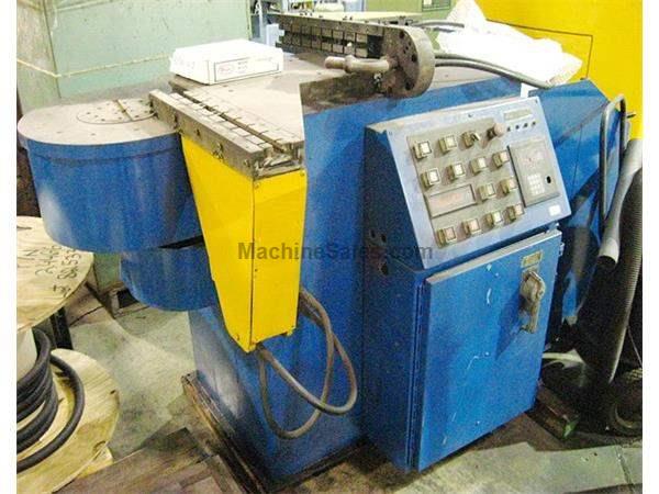 3", RICHARDS NO.4, 18"ROTARY TABLE, ALLEN BRADLEY CONTROLS, 10HP MOTOR 3", RICHARDS NO.4, 18"ROTARY TABLE, ALLEN BRADLEY CONTROLS, 10HP MOTOR