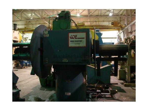 10000 Lb. X 30" X .125, COE, DBL END UNCOILER, STRAIGHTENER, SERVO FEED, 1992 10000 Lb. X 30" X .125, COE, DBL END UNCOILER, STRAIGHTENER, SERVO FEED, 1992