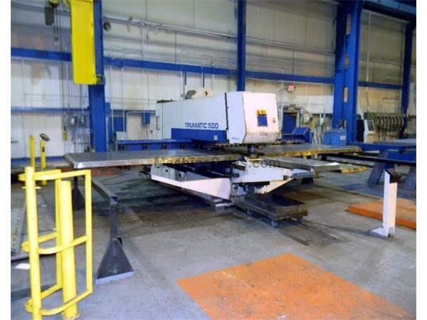 25 Ton Trumpf TC500-1600 CNC Punch & Contour Machine