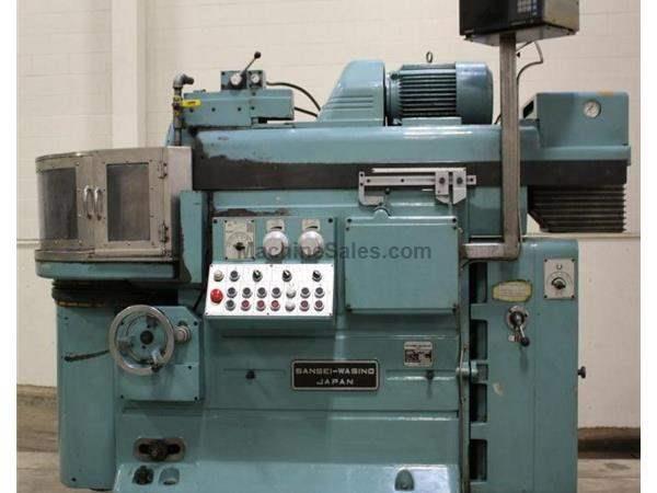 20",Sansei,No.SS-500,Flat,Concave/Convex,10HP.Dual Infeed,Autocycle,Sparkout,'80