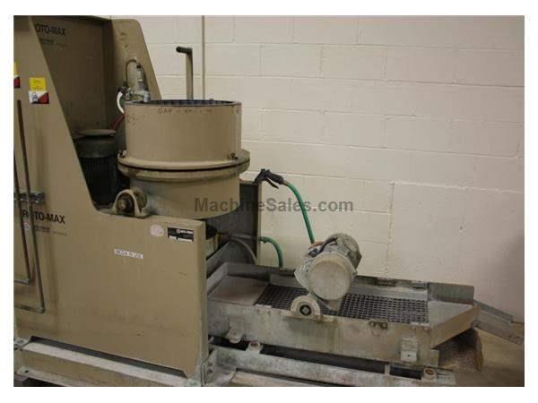 .75 Cu.Ft.,Roto-Finish,No. RotoMax RM-1P,Centrifual Disc Finisher,Pwr. Sep.,1998 .75 Cu.Ft.,Roto-Finish,No. RotoMax RM-1P,Centrifual Disc Finisher,Pwr. Sep.,1998