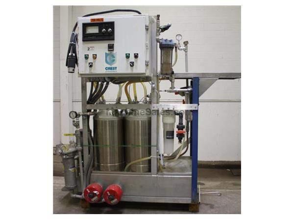 Crest Ultrasonics,No.CLWS-3-STD,>10 MegOhm Purity,3GPM,140Deg.F Heaters,30PSI,98 Crest Ultrasonics,No.CLWS-3-STD,>10 MegOhm Purity,3GPM,140Deg.F Heaters,30PSI,98