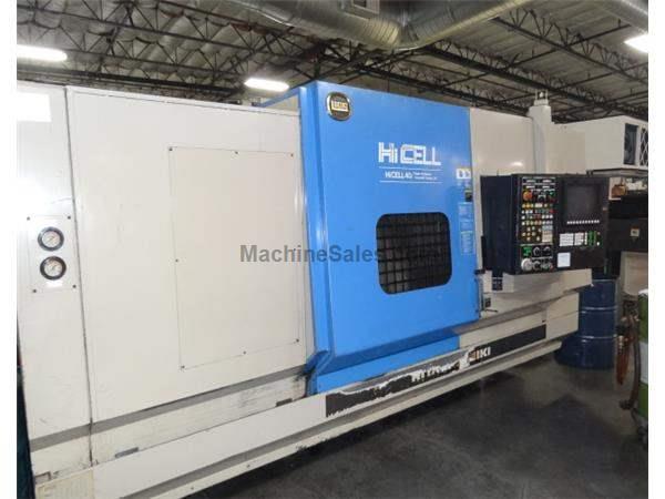 Used 1997 Hitachi Seiki CA-40 Hicell Multi Axis Turning Center Used 1997 Hitachi Seiki CA-40 Hicell Multi Axis Turning Center