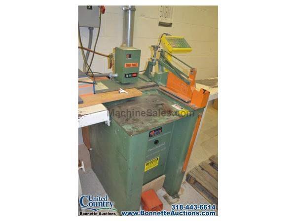 Commercial Woodworking Equipment Auction - Retractable Arm Saw w/Tiger Stop