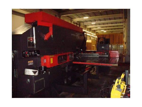 33 TON, AMADA, VIPROS 367 QUEEN, FANUC O4PC,45 STA.,4 A/I, MFG:1997