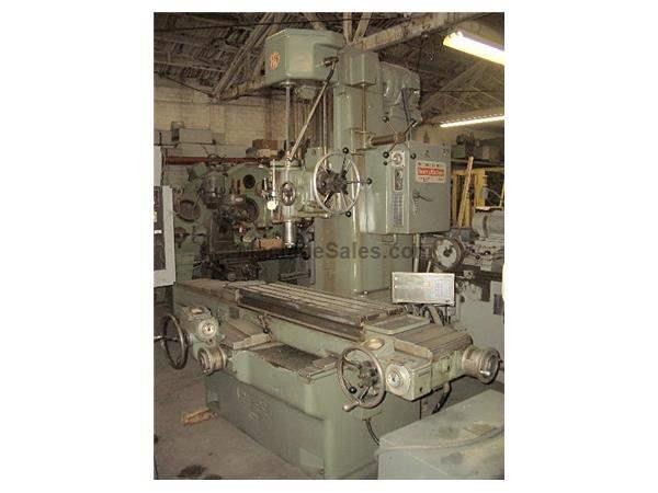 No. 1E, PRATT WHITNEY, 12" x 42" table, 5 HP, DRO Wheeler Machinery