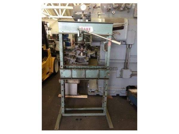 50 Ton, DAKE MODEL 50H, H-FRAME, 32-3/4" BETWEEN UPRIGHTS, 4" STROKE, MANUAL Whe