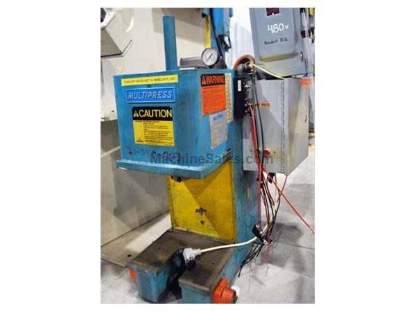 1994 - MULTIPRESS (DENISON) MODEL WUPA-2TR HYDRAULIC C-FRAME BENCH PRESS, 2 TON