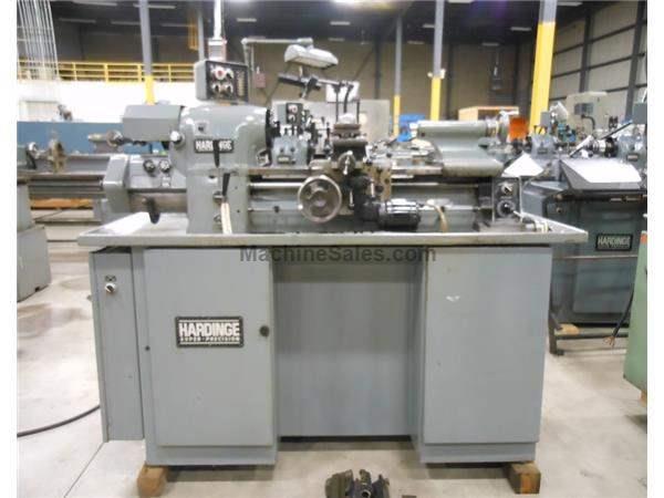 1982 - HARDINGE HLV-H-EM TOOLROOM LATHE - 11" X 18"