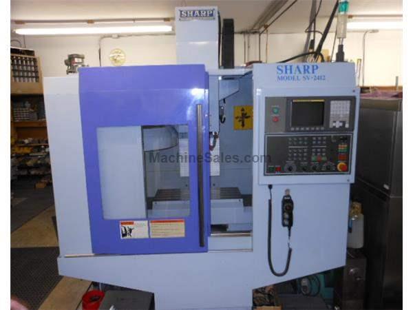 2004 SHARP MODEL SV-2412 MINI MILL CNC VERTICAL MACHINING CENTER W/FANUC Oi