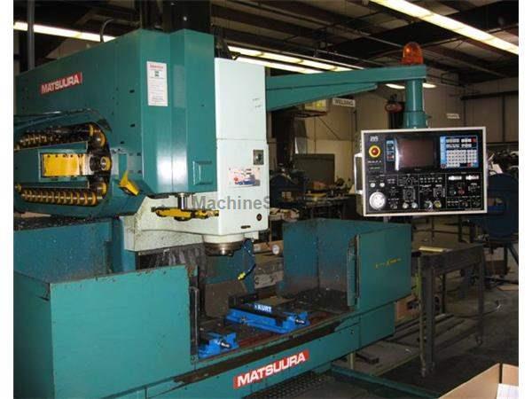 30"X,16"Y,20"Z,Matsuura MC760V-2,Yasnac Ctrl,30 Station Tool Changer,Some h