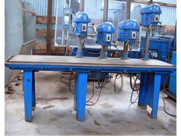 Used 4-Spindle Drill Presses: 15" Delta 4-Spindle Drill Used 4-Spindle Drill Presses: 15" Delta 4-Spindle Drill