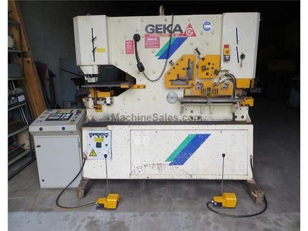 Geka Hydraulic Ironworker - SEMI PAXY - CNC Model 110SD