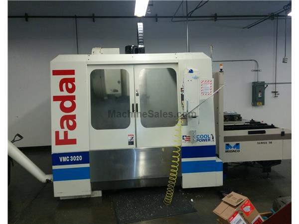 Used 2001 Fadal VMC 3020 Vertical Machining Center with Midaco APC