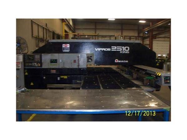22 Ton, AMADA, VIPROS 2510 KING, FANUC 18P, MFG:1999