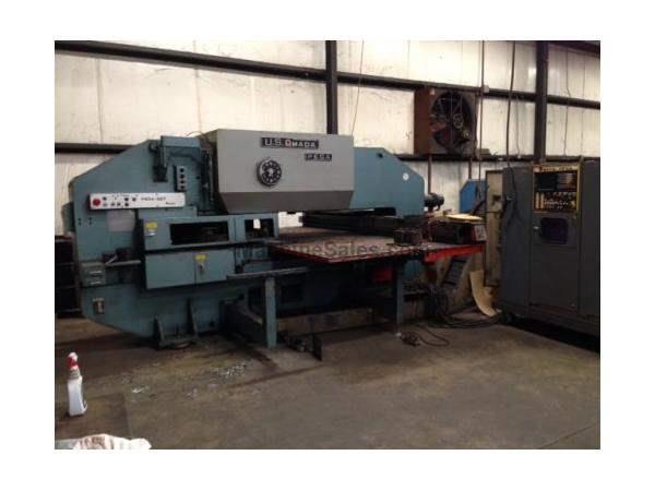 33 Ton, AMADA, PEGA 357, FANUC 6M CNC, 58STA., 2 AUTO INDEX,MFG:1985