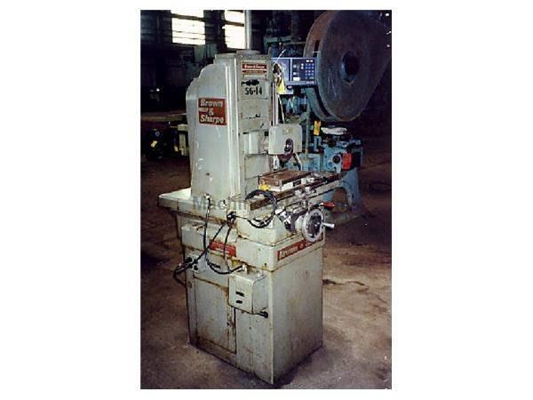 BROWN & SHARPE MODEL #510 SURFACE GRINDER National Machinery Exc